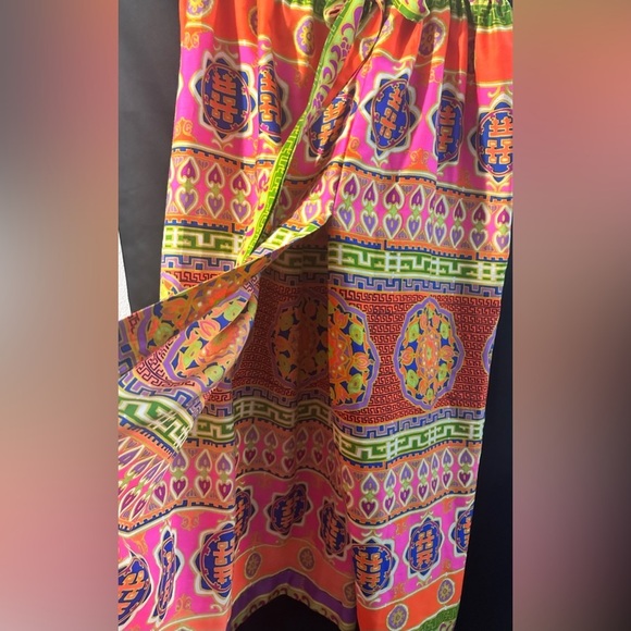 Vntg Alice of California 1960s wrap skirt - Picture 3 of 14